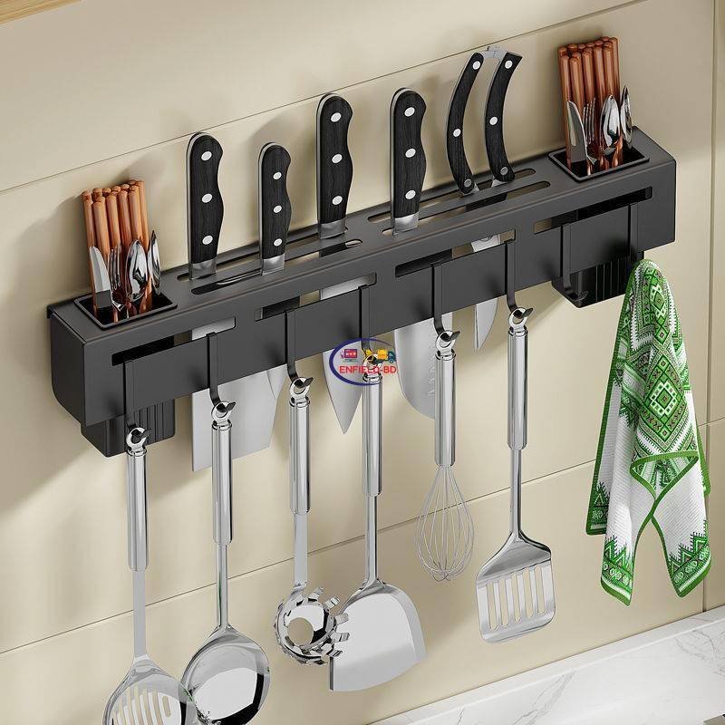 wallmounted kitchen rack knife holder2