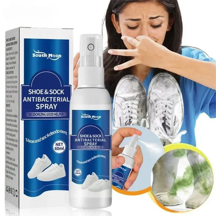 Shoe Socks Odor Removal Spray Foot Odor Shoes Stink Remover Footwear Deodorant Antibacterial Antiperspirant Freshener Feet Care - Image 1