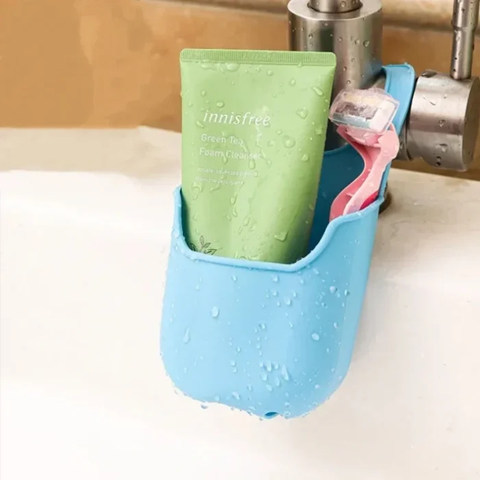Sink Drain Rack Kitchen Storage Basket Shelf Hang Sink Bag Sponge Holder Soap Dish Drainer Home Organizer Kitchen Accessories - Image 3
