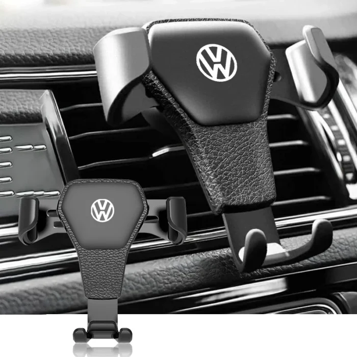 ﻿ Car Phone Holder Air Vent Clip Mount GPS Mobile Phone Stand Holder For Volkswagen Passat B6 CC Eos Golf 4 5 6 7 MK7 Polo - Image 1