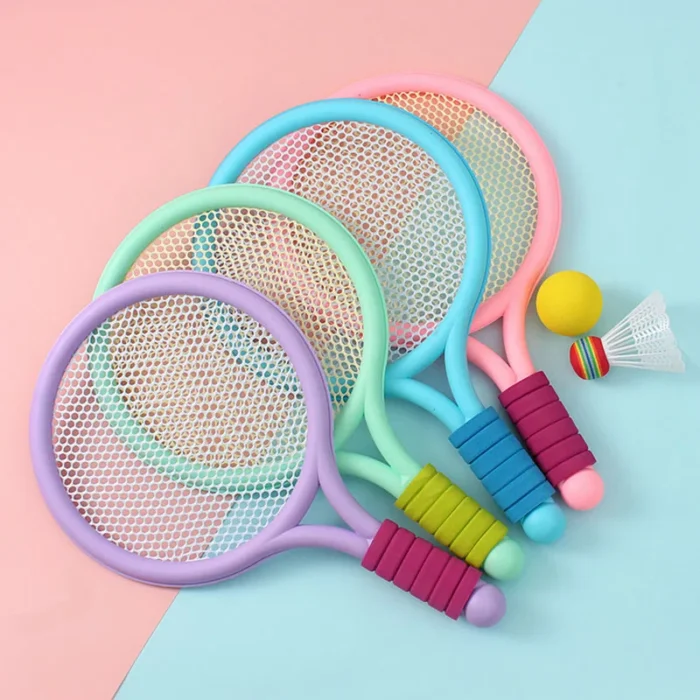 Racket Tennis for Children Outdoor Sports Badminton Racket Kindergarten Toy Set for 3-12years Old Badminton Sets - Image 1