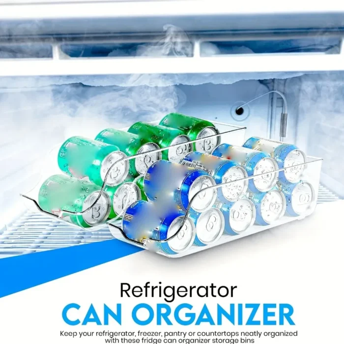 1/2pcs Kitchen Storage Cans, Soda Cans, Storage Cans, Refrigerator Freezer Organizers, Can Dispensers, Kitchen Accessories - Image 4