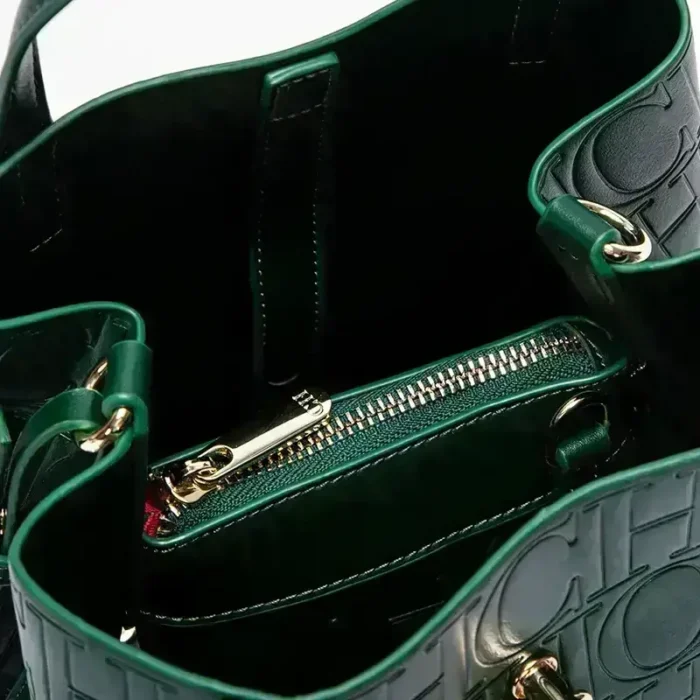 Embossed Ladies Crossbody Bag Letter Printing Design Ladies Handbag Large Capacity Tote Bag Elegant Temperament Ladies Should - Image 6