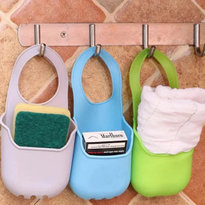 Sink Drain Rack Kitchen Storage Basket Shelf Hang Sink Bag Sponge Holder Soap Dish Drainer Home Organizer Kitchen Accessories - Image 5