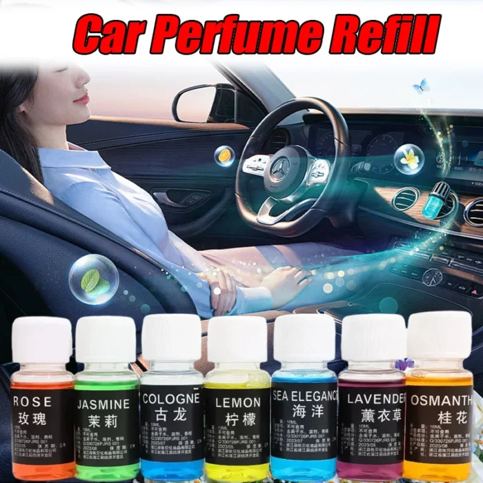 Car Perfume Refill Liquid Essential Oil Air Freshener Replenishment for Auto Natural Plant Aroma Diffuser Fragrance Humidifier - Image 1