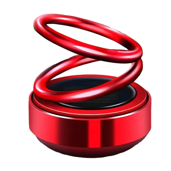Solar Car Air Freshener 360℃ Rotation Perfume Fragrance Portable Kinetic Molecular Heater Car Interior Decor Accessories - Image 1