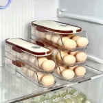 Large-capacity automatic rolling egg organizer home kitchen special preservation egg holder - Image 4