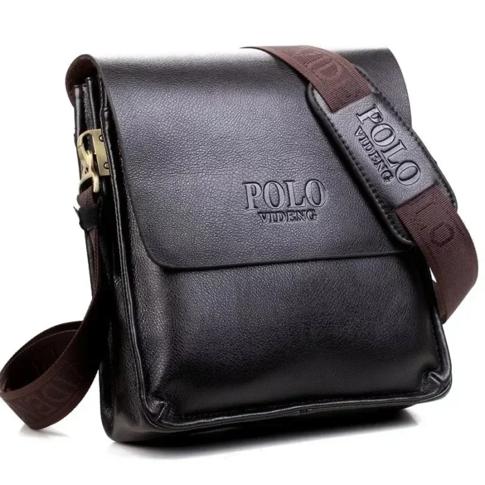 The leisure business single shoulder bag Polo vertical bag man trend inclined shoulder bag - Image 4