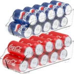 1/2pcs Kitchen Storage Cans, Soda Cans, Storage Cans, Refrigerator Freezer Organizers, Can Dispensers, Kitchen Accessories