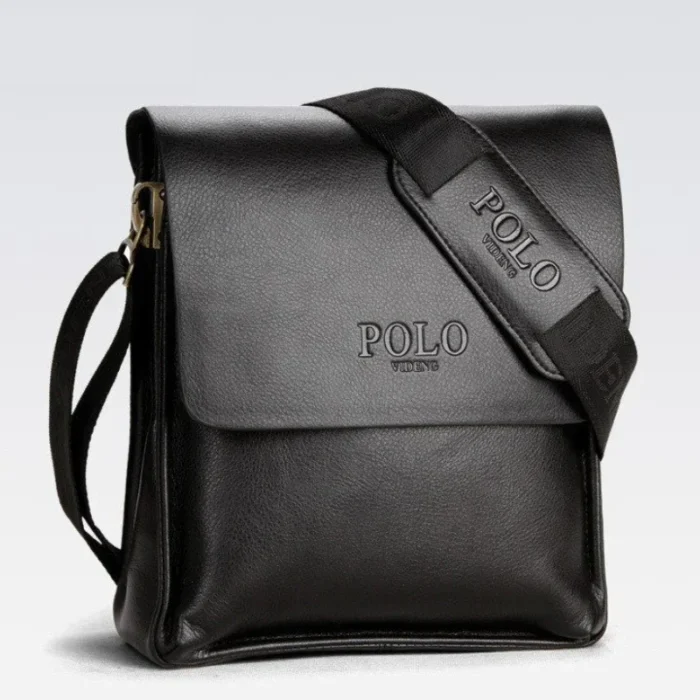 The leisure business single shoulder bag Polo vertical bag man trend inclined shoulder bag - Image 5