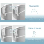 SAMODRA Right/Left Hand Toitet Bidet Sprayer Non-Electric Dual Nozzle Bidet Toilet Seat Hygienic Shower For Bathroom Accessories - Image 2